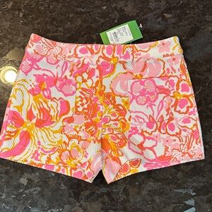 Lilly Pulitzer Vibrant Floral High Waist Shorts